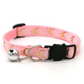 Star & Moon Charm Bell Collar for Cats