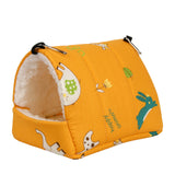 Cozy Small Pet Hideout Bed — Soft Cotton Hammock for Hamsters & Guinea Pigs