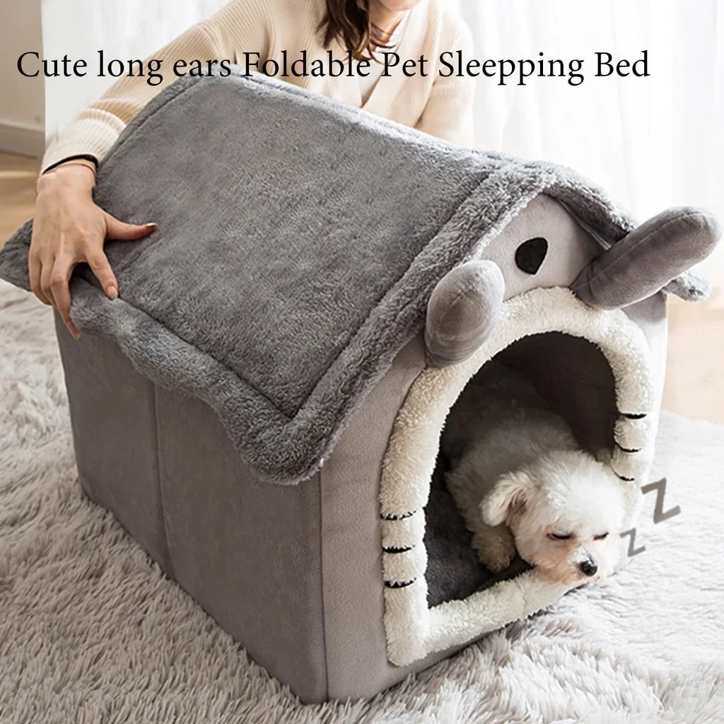 Foldable Character Pet House Bed