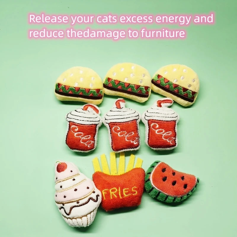 Mini Catnip Chew Toy Set for Cats
