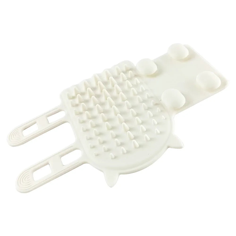 Self-Cleaning Silicone Corner Scratcher & Grooming Comb
