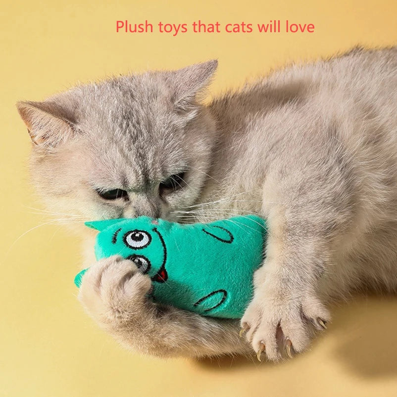Cartoon Plush Teething Toy for Pets