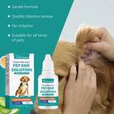 Pet Ear Cleaner — Removes Mites, Dirt & Odor, Soothes Itching, 30ml