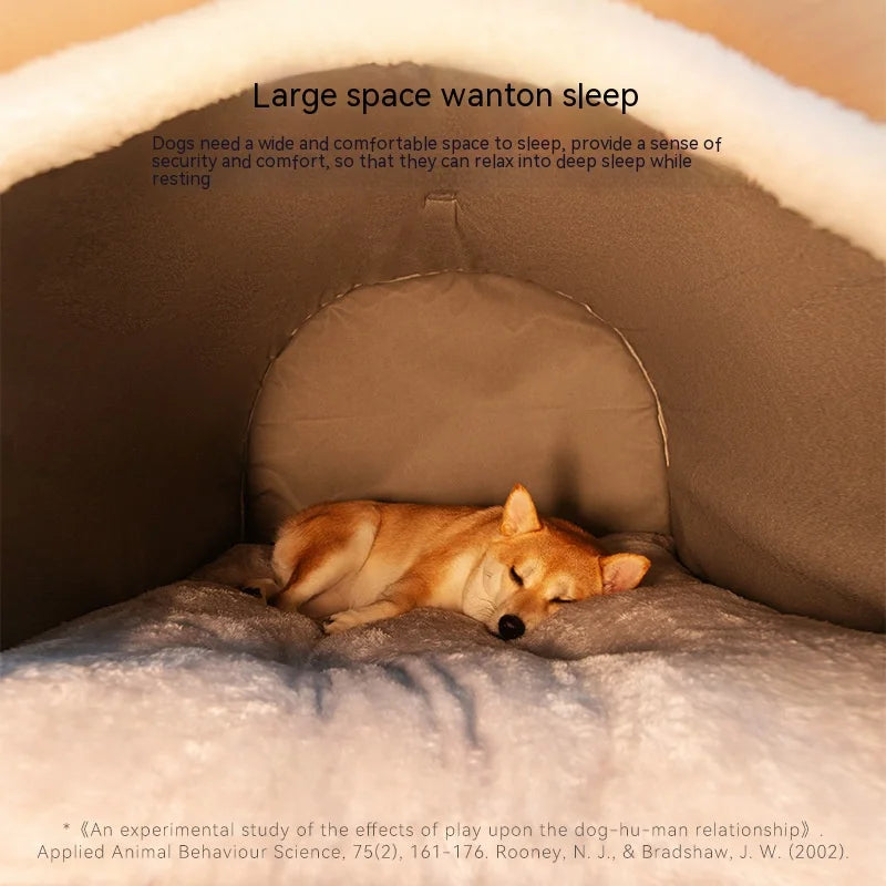 Cozy Pet Nest Bed for Dogs & Cats