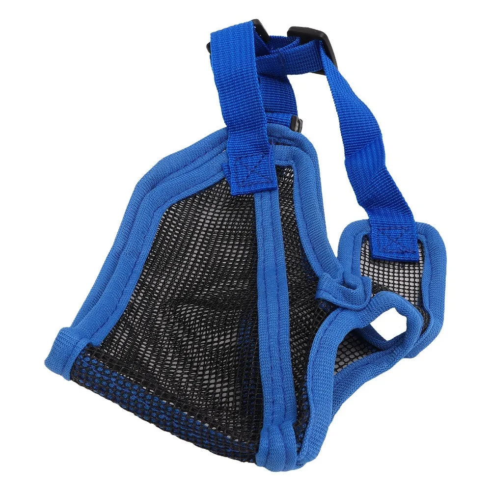 Short Snout Dog Muzzle for Bulldogs (Breathable, Adjustable, Anti-Scavenge)