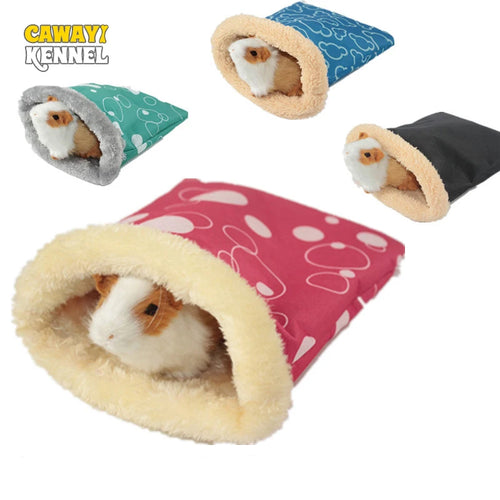 Fleece Small Pet Bed — Warm Winter Nest for Hamsters & Hedgehogs
