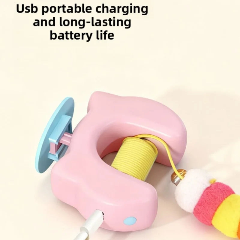 Smart Auto Yoyo Cat Teaser — Self-Bouncing Boredom Relief Toy