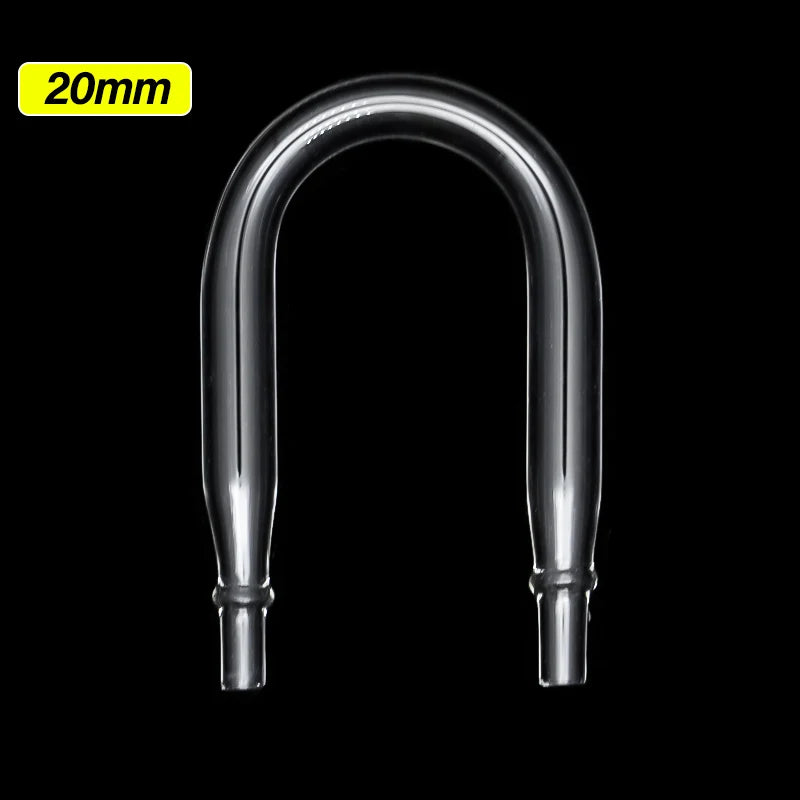 Aquarium U-Shaped Glass CO2 Tube Connector (Check Valve, CO2 Diffuser)