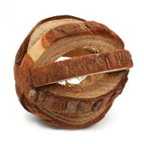 Natural Pine Chew Toys — Roller & Dumbbell Molar Toys for Small Pets