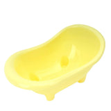 Small Pet Sand Bath Tub — Anti-Skid Base for Hamsters & Mice