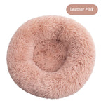Round Plush Dog Bed