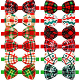 Plaid Christmas Bowtie Pack (10 or 30 Pieces)