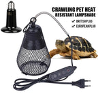 All-in-One Reptile Heat Lamp Shade — Anti-Scald Ceramic Infrared Heater