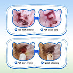 Pet Ear Cleaning Wipes with Chamomile & Aloe — Earwax & Tear Stain Remover, 100-Count