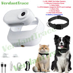 VerdantTrace VTA1 HD 1080P Pet Collar Action Camera - Lightweight Mini Body Cam