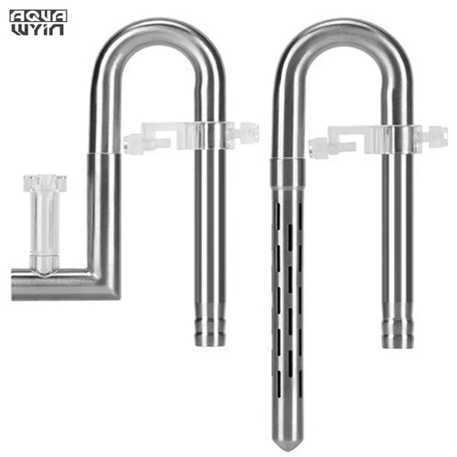 Stainless Steel Aquarium Lily Pipe & Oil Film Skimmer Set (WYIN Style)