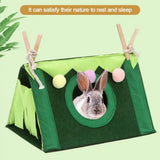 Felt Tent Hideout — Cozy Nest Bed for Hamsters & Small Pets