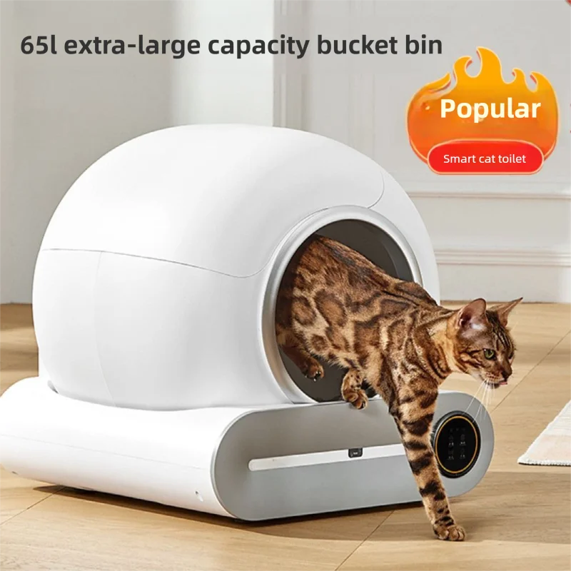 Smart Self-Cleaning Cat Litter Box