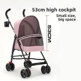 Foldable Pet Stroller for Small Dogs Cats Lightweight Travel Pushchair Breathable Carrier  Teddy Puppies Outdoor Walks Shopping