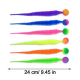 Fluffy Tail Bouncy Cat Teaser Ball — Elastic Bounce Mimics Prey
