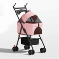 Detachable Lightweight Foldable Pet Cart for Teddy Dogs & Cats — Small Outdoor Going-Out Carrier