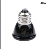 Ceramic Infrared Heat Lamp for Reptiles — No-Light Warmer, E27, 20W-80W