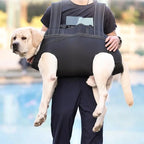 Senior Dog Lift Sling Harness (Leg Support, Adjustable, Long Trips)