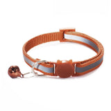 Reflective Cat Collar with Bell — Adjustable Kitten Safety Necklace