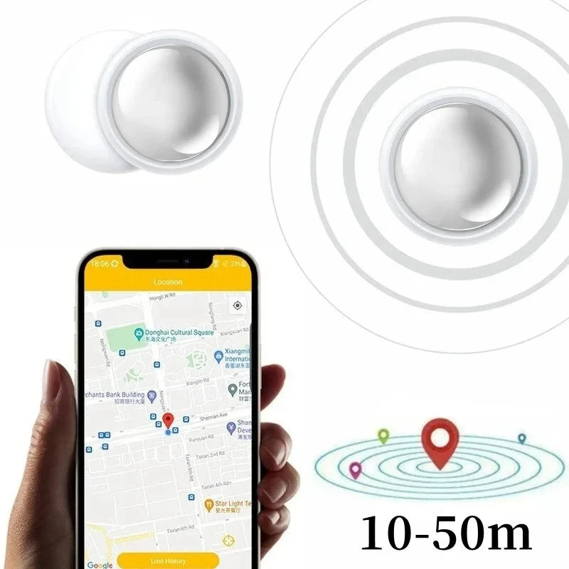 Mini GPS Smart Tracker for Apple FindMy & AirTag - Pets, Kids & Bags