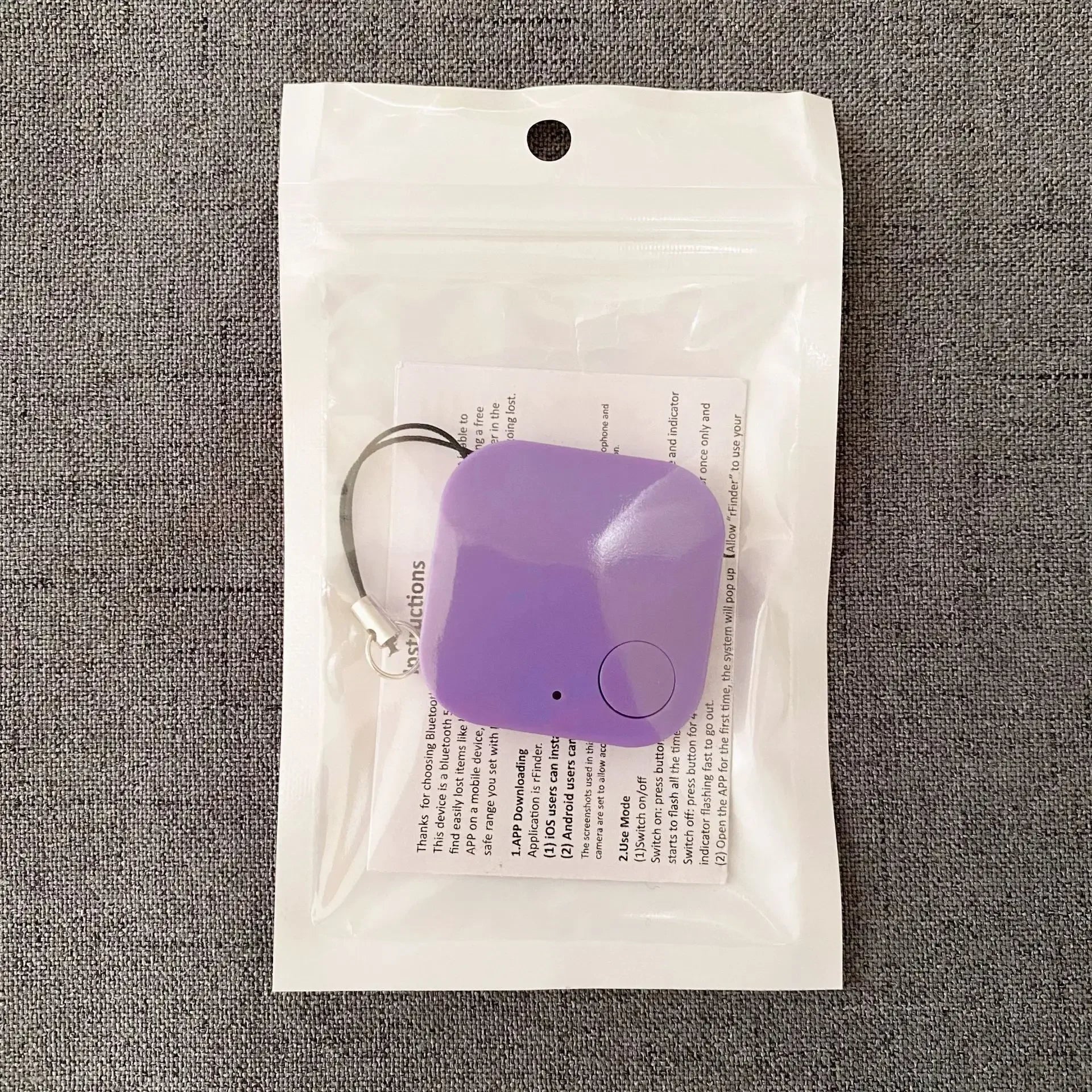 Mini Bluetooth Pet Tracker with Built-In Speaker - AirTag-Style Finder