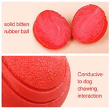 HOOPET Bite-Resistant Rubber Ball (Durable Chew Toy for Dogs)