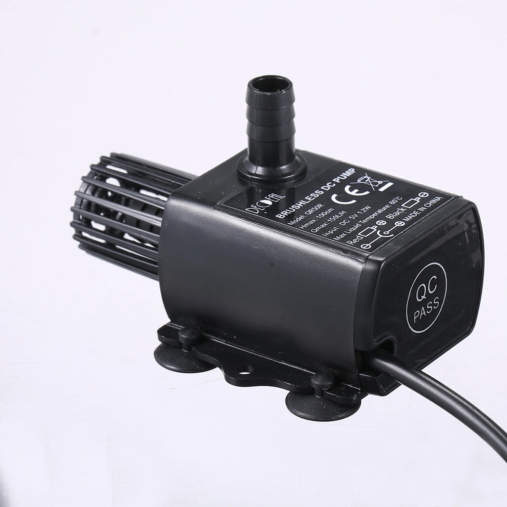 Mini Brushless Submersible Water Pump (DC5V, Ultra-Quiet, Fountain & Aquarium)