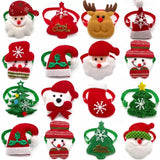Christmas Bow Tie Collar 50-Pack for Small Dogs & Cats