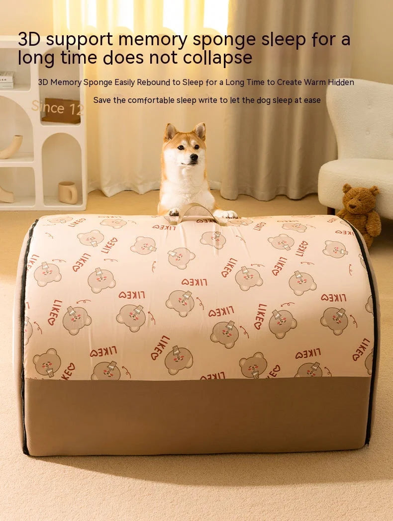 Cozy Pet Nest Bed for Dogs & Cats