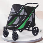 Multifunctional Lightweight Foldable Pet Cart for Multiple Cats & Dogs — Versatile Outdoor Carrier