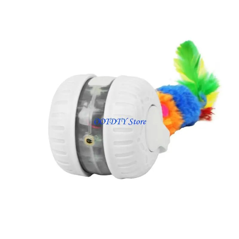 Electric Automatic Rolling Ball Cat Toy — Self-Moving Teaser for Cat & Kitten Exercise