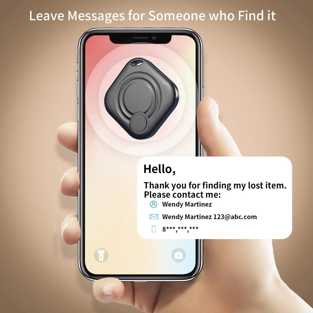 Mini Pet GPS Tracker & Smart Finder for Wallets, Keys & Kids - Apple Find My Compatible