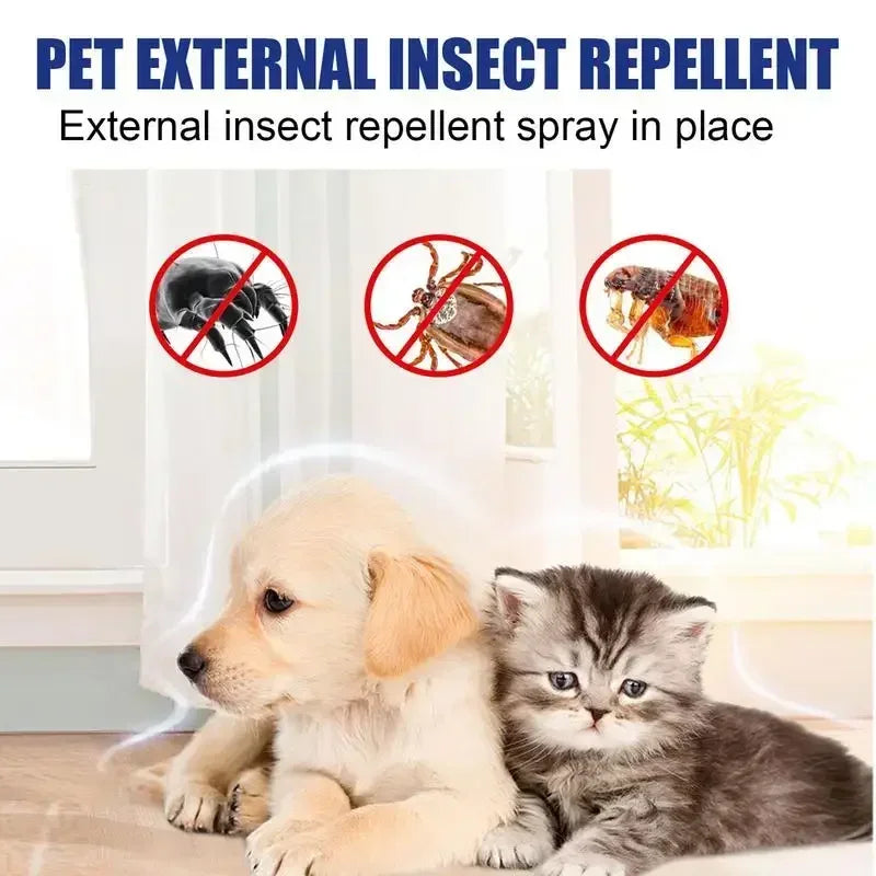 Natural Plant-Extract Flea & Tick Spray for Pets — 100ml