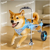 For Hind Legs Durable Pet Mobility Cart Four Wheel Assisted Walking Adjustable Dog Wheelchair with Comfort Fit for Elderly Dogs