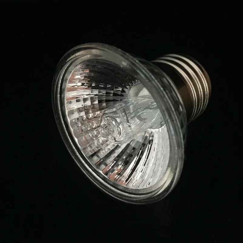 UVA+UVB Full Spectrum Reptile Sun Lamp — E27 Basking Bulb, 25W/50W/75W
