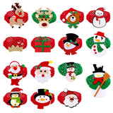 Snowman & Penguin Christmas Bowtie Bulk Pack (50 or 100 Pieces)