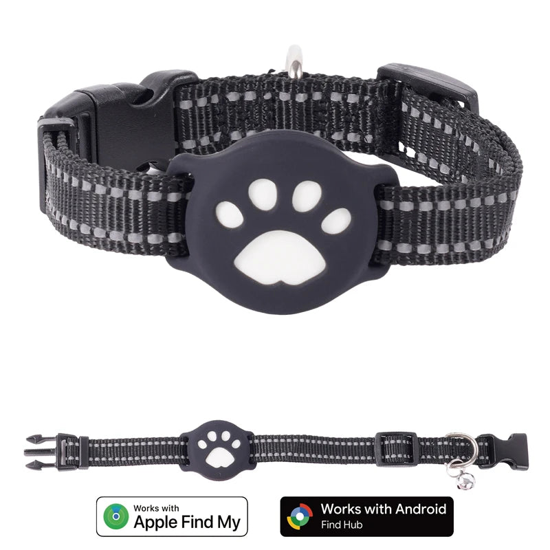 IP67 Waterproof GPS Animal Tracker Collar for Cats & Dogs (iOS & Android)