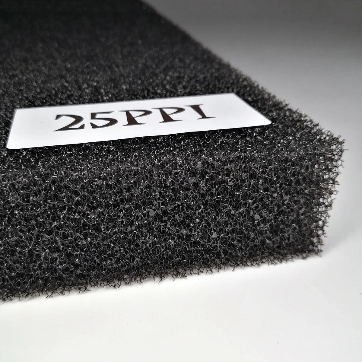 Aquarium Biochemical Filter Foam Sponge (15–50 PPI, Black, Cut-to-Size)