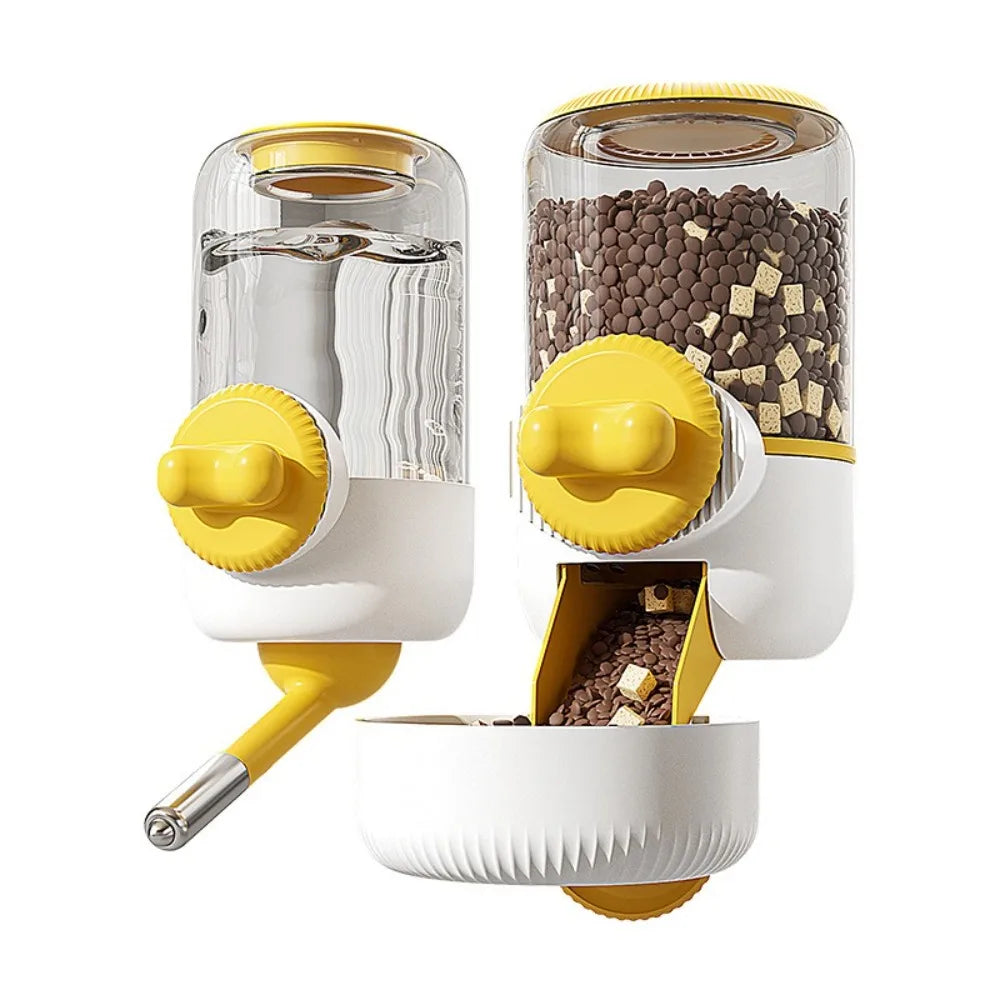 Cage-Hanging Automatic Pet Feeder (Detachable Bowl, Large Capacity)