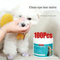 Pet Eye Wipes — Gentle Cotton Cleaning Wipes for Cats & Dogs