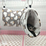 Plush Hammock Tunnel — Cozy Cage Hideout for Hamsters & Small Pets