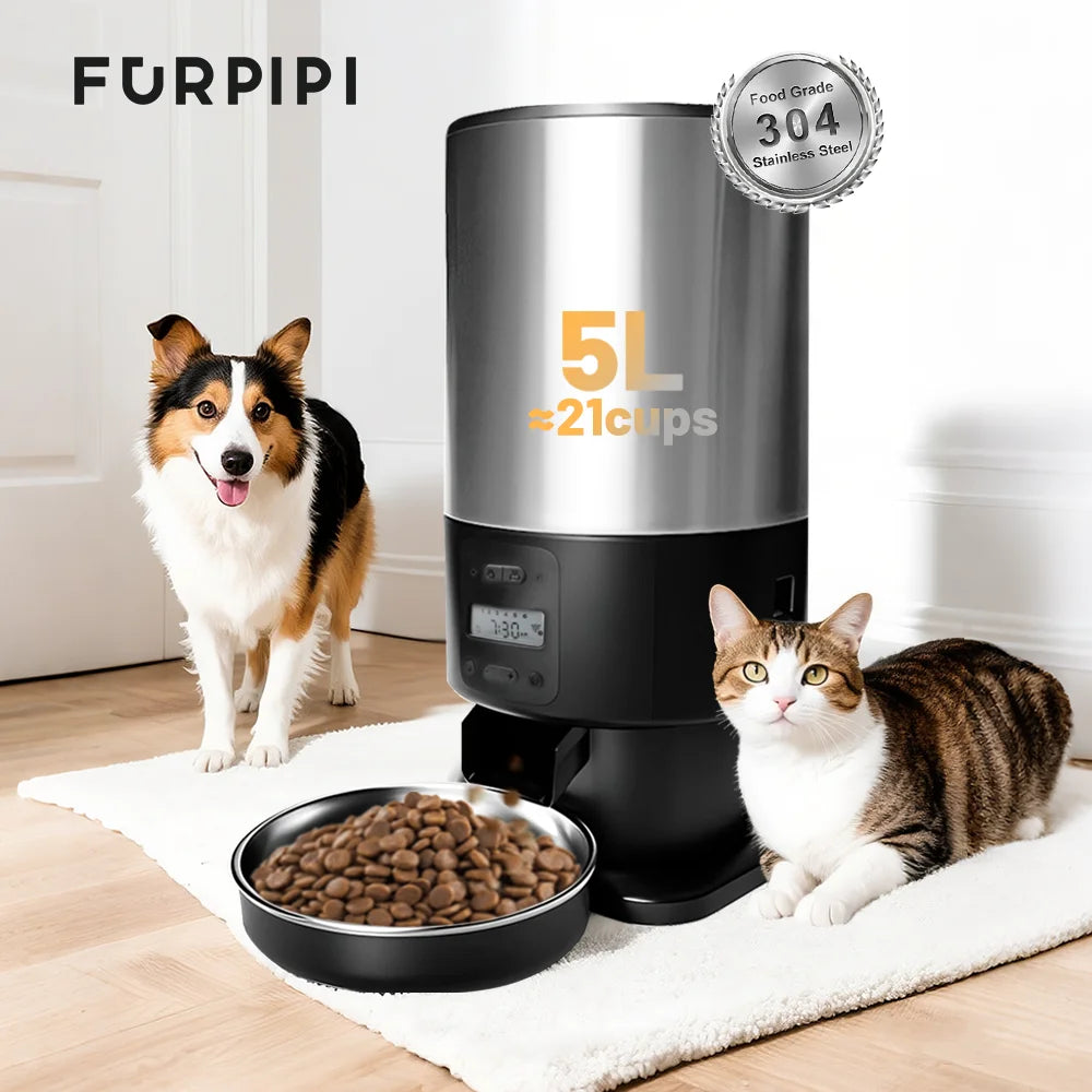 Smart Automatic Pet Feeder (Timed, Programmable, Dog & Cat)