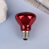 Wine-Red UVA Heat Bulb — Day & Night E27 Lamp for Reptiles, Amphibians & Plants