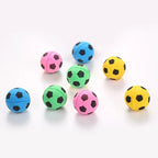 Squeaky Latex Football Dog Toy