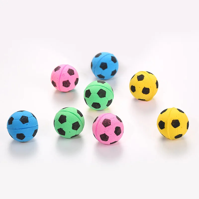 Squeaky Latex Football Dog Toy